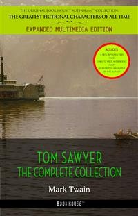 Cover Tom Sawyer Collection - All Four Books [Free Audiobooks Includes 'Adventures of Tom Sawyer,' 'Huckleberry Finn', 'Tom Sawyer Abroad' and 'Tom Sawyer, Detective']