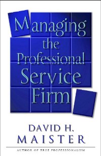 Cover Managing The Professional Service Firm