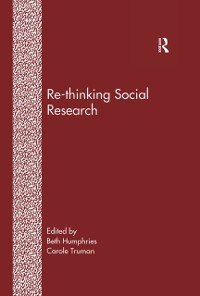 Cover Re-Thinking Social Research