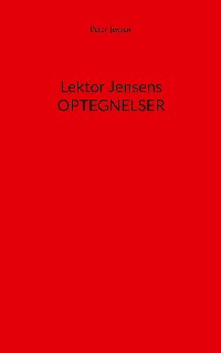 Cover Lektor Jensens optegnelser