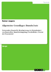 Cover Allgemeine Grundlagen Brandschutz