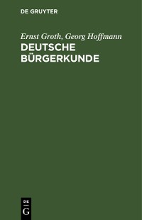 Cover Deutsche Bürgerkunde