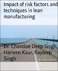 Cover Impact of risk factors and techniques in lean manufacturing