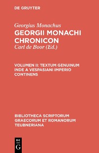 Cover Textum genuinum inde a Vespasiani imperio continens