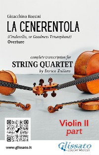 Cover Violin II part of "La Cenerentola" overture for String Quartet
