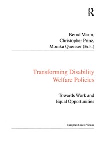 Cover Transforming Disability Welfare Policies