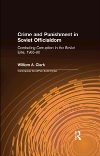Cover Crime and Punishment in Soviet Officialdom