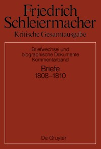 Cover Briefwechsel 1808-1810