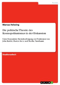 Cover Die politische Theorie des Kosmopolitanismus in der Diskussion