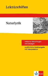 Cover Klett Lektürehilfen - Naturlyrik