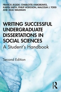 Cover Writing Successful Undergraduate Dissertations in Social Sciences