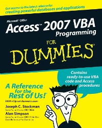 Cover Access 2007 VBA Programming For Dummies