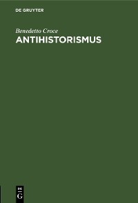 Cover Antihistorismus