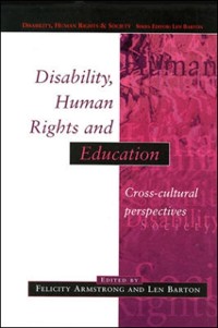 Cover Disability, Human Rights and Education