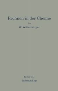 Cover Rechnen in der Chemie