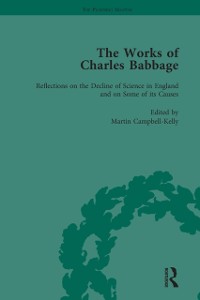 Cover Works of Charles Babbage Vol 7