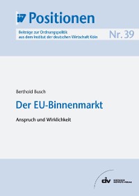 Cover Der EU-Binnenmarkt