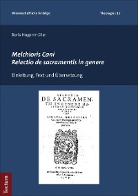 Cover Melchioris Cani Relectio de sacramentis in genere