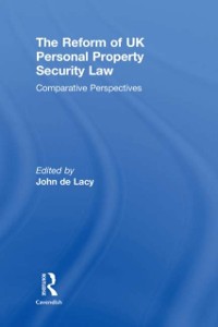Cover Reform of UK Personal Property Security Law