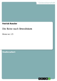 Cover Die Reise nach Brundisium