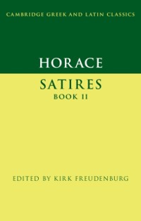 Cover Horace: Satires Book II