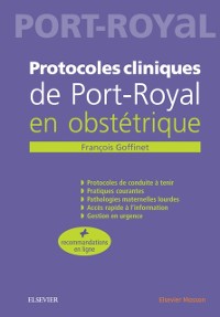 Cover Protocoles cliniques de Port-royal en obstétrique