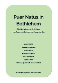 Cover Puer Natus In Bethlehem (Ein Kind geborn zu Bethlehem)