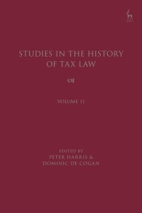 Cover Studies in the History of Tax Law, Volume 11