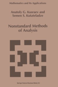Cover Nonstandard Methods of Analysis