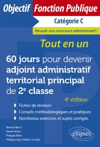 Cover 60 jours pour devenir adjoint administratif territorial principal de 2e classe - Catégorie C