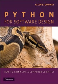 Cover Python for Software Design