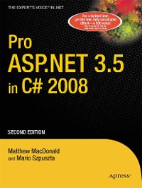 Cover Pro ASP.NET 3.5 in C# 2008