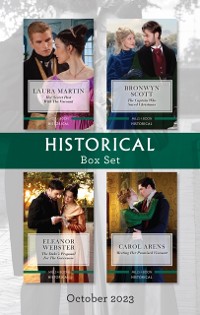 Cover Historical Box Set Oct 2023/Her Secret Past with the Viscount/The Captain Who Saved Christmas/The Duke's Proposal for the Governess/Meeti