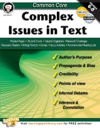 Cover Common Core: Complex Issues in Text