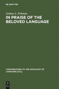 Cover In Praise of the Beloved Language