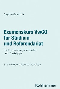 Cover Examenskurs VwGO für Studium und Referendariat