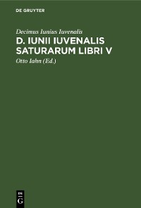 Cover D. Iunii Iuvenalis Saturarum libri V