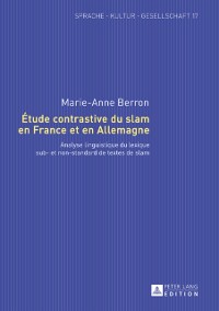 Cover Étude contrastive du slam en France et en Allemagne