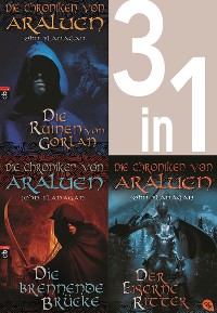 Cover Die Chroniken von Araluen 1-3:  - Die Ruinen von Gorlan / Die brennende Brücke / Der eiserne Ritter (3in1-Bundle)