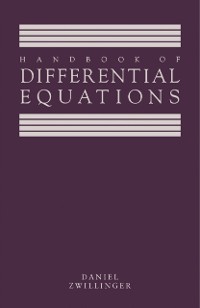 Cover Handbook of Differential Equations