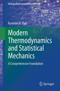 Cover Modern Thermodynamics and Statistical Mechanics