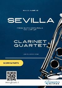 Cover Clarinet Quartet score & parts: Sevilla