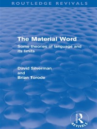 Cover The Material Word (Routledge Revivals)