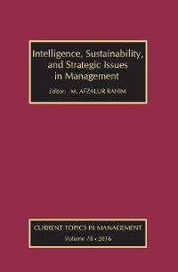 Cover Intelligence, Sustainability, and Strategic Issues in Management