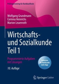 Cover Wirtschafts- und Sozialkunde Teil 1