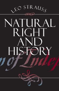 Cover Natural Right and History