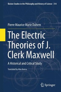 Cover The Electric Theories of J. Clerk Maxwell