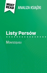 Cover Listy Persów książka Montesquieu (Analiza książki)