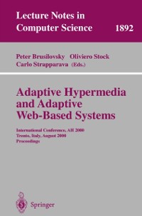 Cover Adaptive Hypermedia and Adaptive Web-Based Systems
