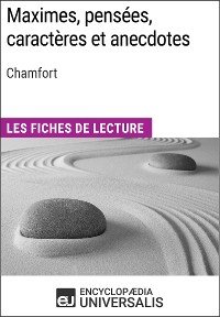 Cover Maximes, pensées, caractères et anecdotes de Chamfort
